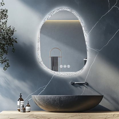 70/80/90cm Led Bathroom Mirror Lights Crystal Clear Glass