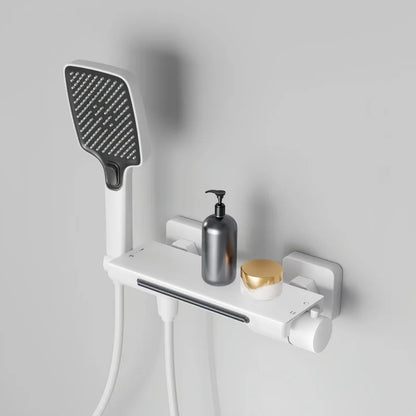 Bathtub Faucet Shower Waterfall Bathroom Wall Mounted Brass