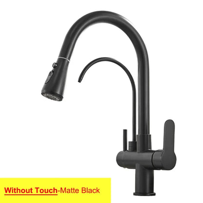 Touch On Filtered Faucet Three Ways Cold Drinking