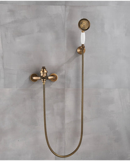 Poiqihy Wall Mounted Hand Held Shower Head Kit