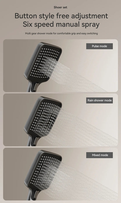Bathroom Shower System Rotary Knob Cold Water Pressurize