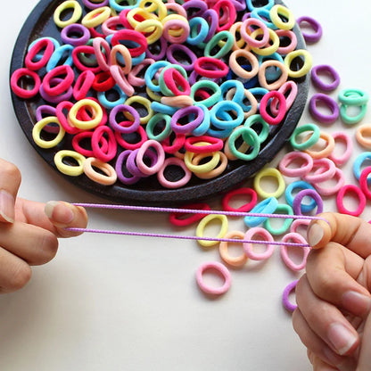 500 Pieces/Pack 2cm Children Hair Band High Elastic