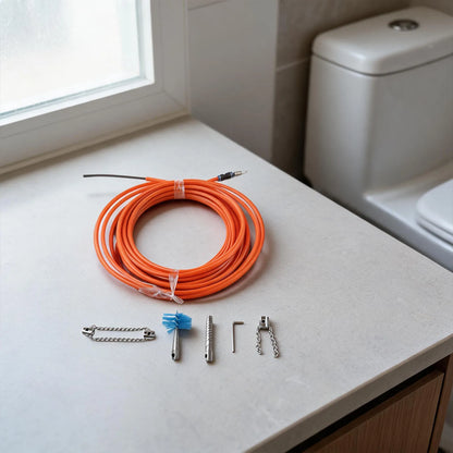 Hand Crank Drain Snake Toilet Sink Shower Bathtub