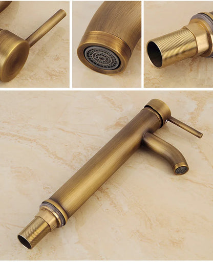 Antique Bronze Basin Faucets Bathroom Faucet & Cold