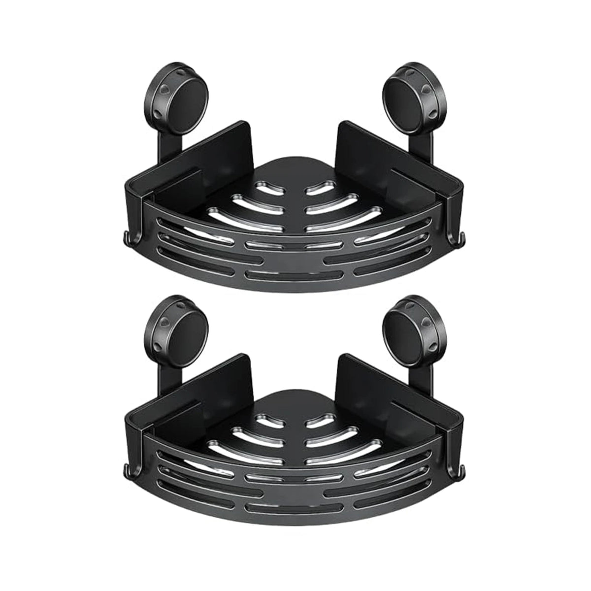 Suction Cup Triangle Corner Shower Caddy Hooks No