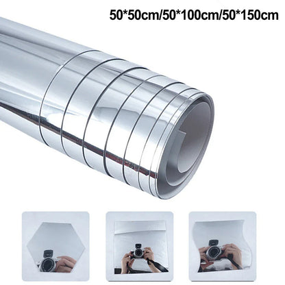 Wall Mirror Sticker Film Self-Adhesive Privacy Film Wall
