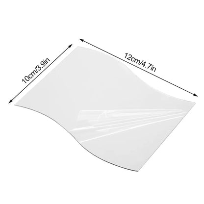 6pcs Silver Wall Mirror Sticker Waterproof Acrylic 3d