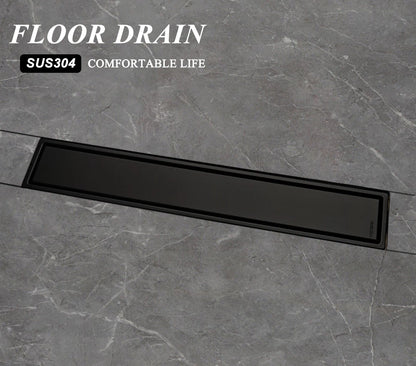 304 Stainless Steel Bathroom Drain Brushed Rose Gold