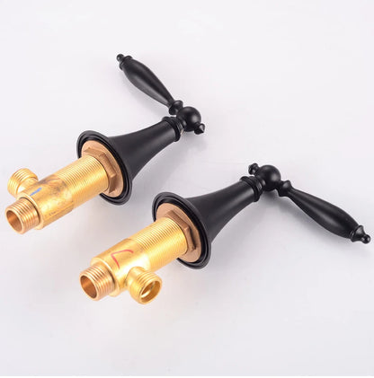 Basin Faucet Holes Dual Control Bathroom Sink Faucet