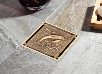 Brass Shower Drain Bathroom Floor Drain Washing Machine