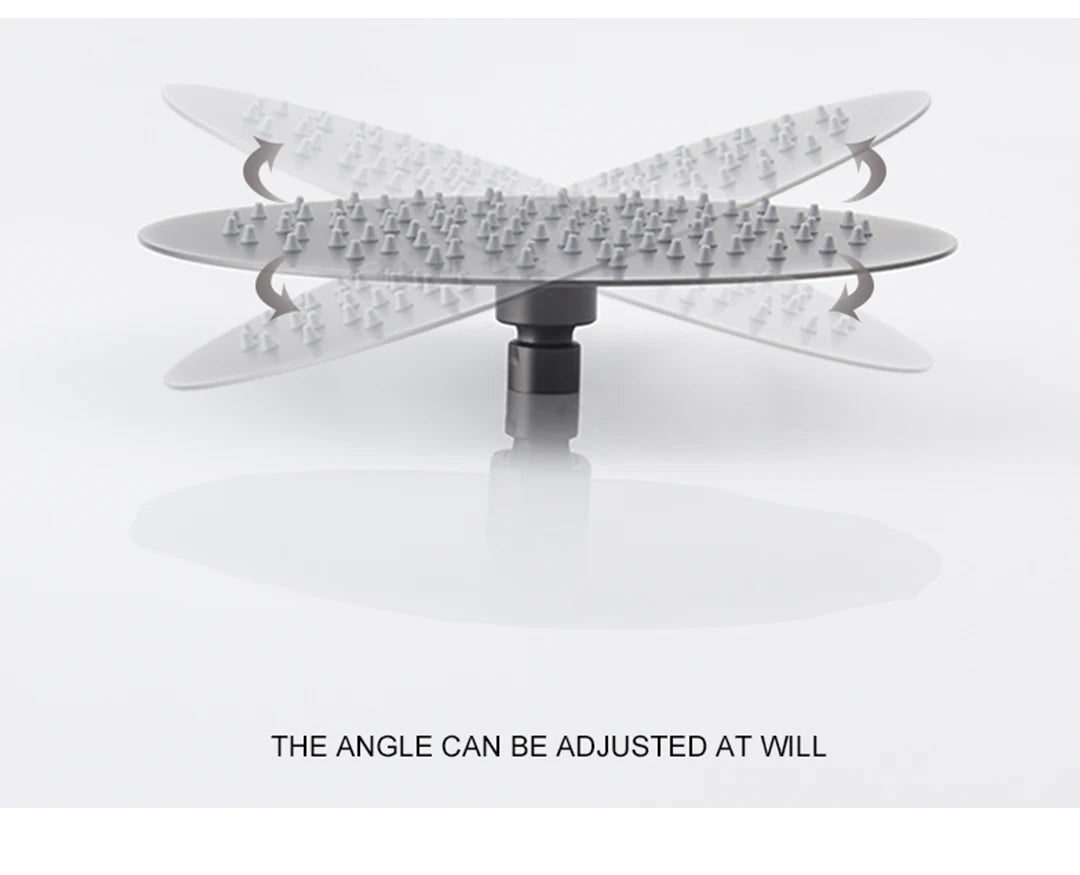 Round Stainless Steel Slim 8/10/12 Inch Large Rain