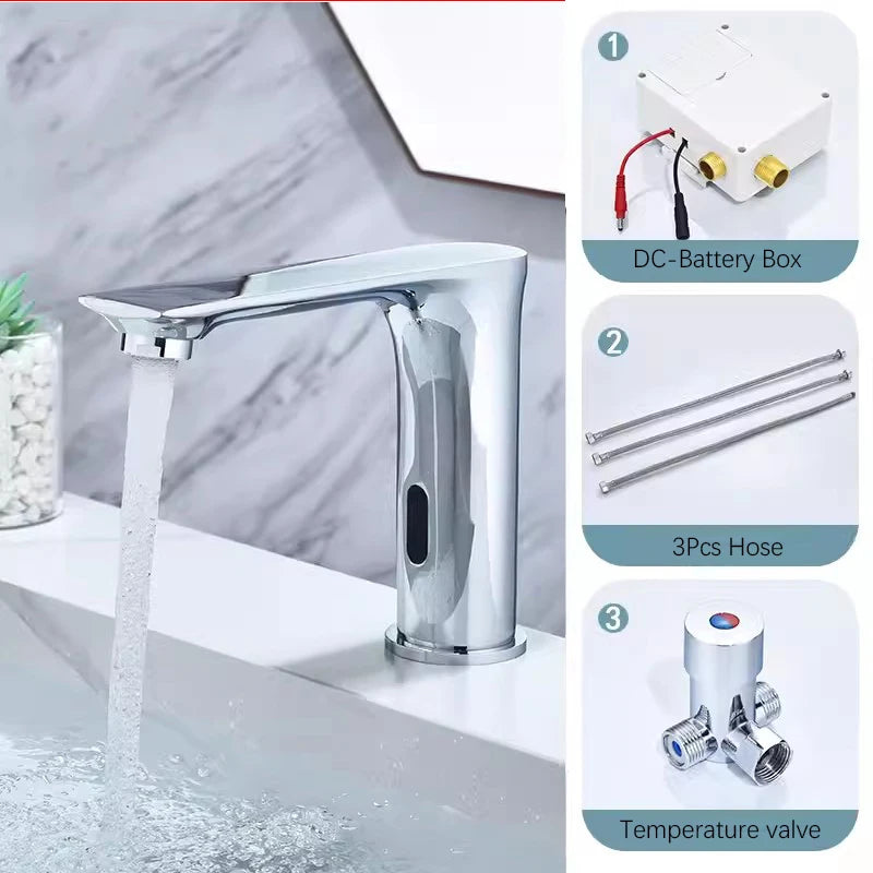 Oxg Automatic Sensor Touchless Bathroom Faucet Modern Basin