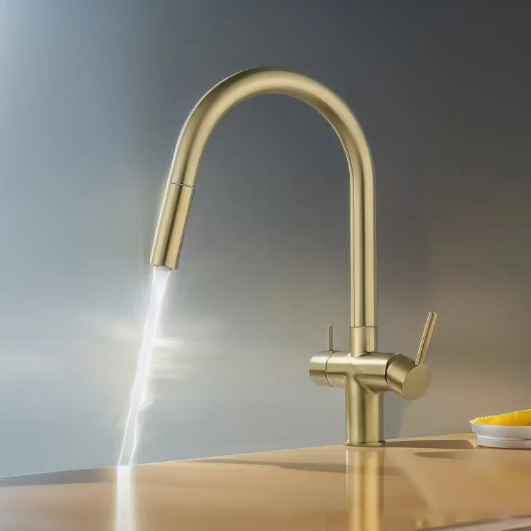 Pure Water Pull Out Filter Sink Faucet Pull