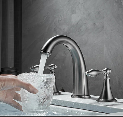 Basin Faucet Holes Dual Control Bathroom Sink Faucet