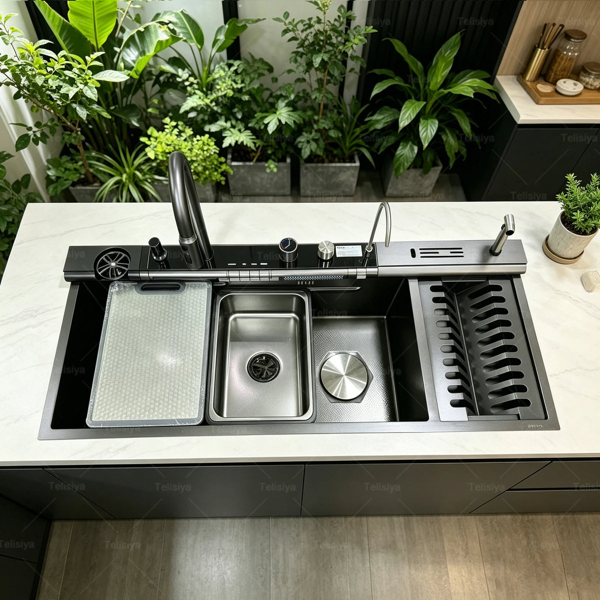 Stainless Steel Waterfall Sink Various Styles Sinks Digital