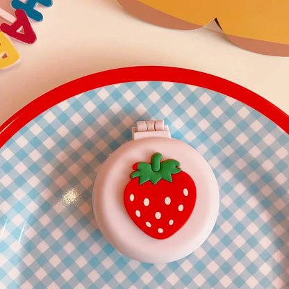 1pcs Mini Cute Folding Air Comb Mirror Compact
