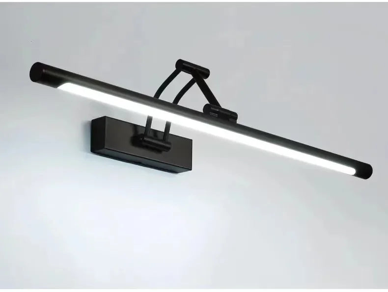 European Style Mirror Headlight Cabinet Foldable Adjustable