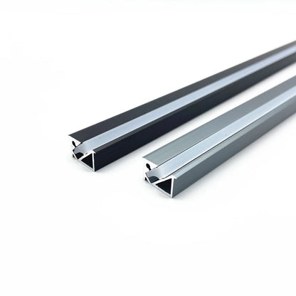 Ultra-Thin Hidden Recessed Cabinet Bar Light 45 Degree