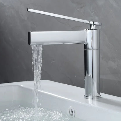 Basin Bathroom Sink Faucet Deck Mounted Cold Water