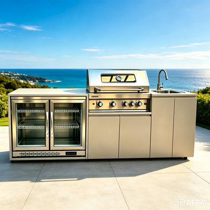 Backyard Patio Garden Outdoor Cabinets 304 Stainless Steel
