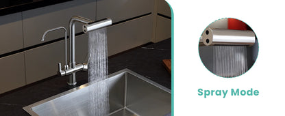 Waterfall Touch On Filter Faucets Brass Cold Pull