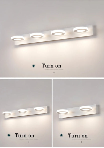 Led Bathroom Mirror Wall Lamp Vanity Light Waterproof