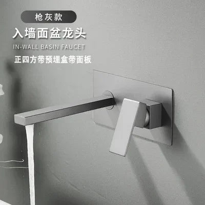 Bathtub Faucet Cold Waterfall Wall Mounted Water Tap
