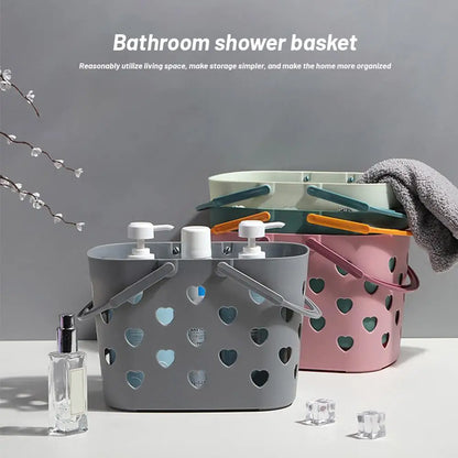 Shower Caddy Drainage Holes Plastic Bath Basket College