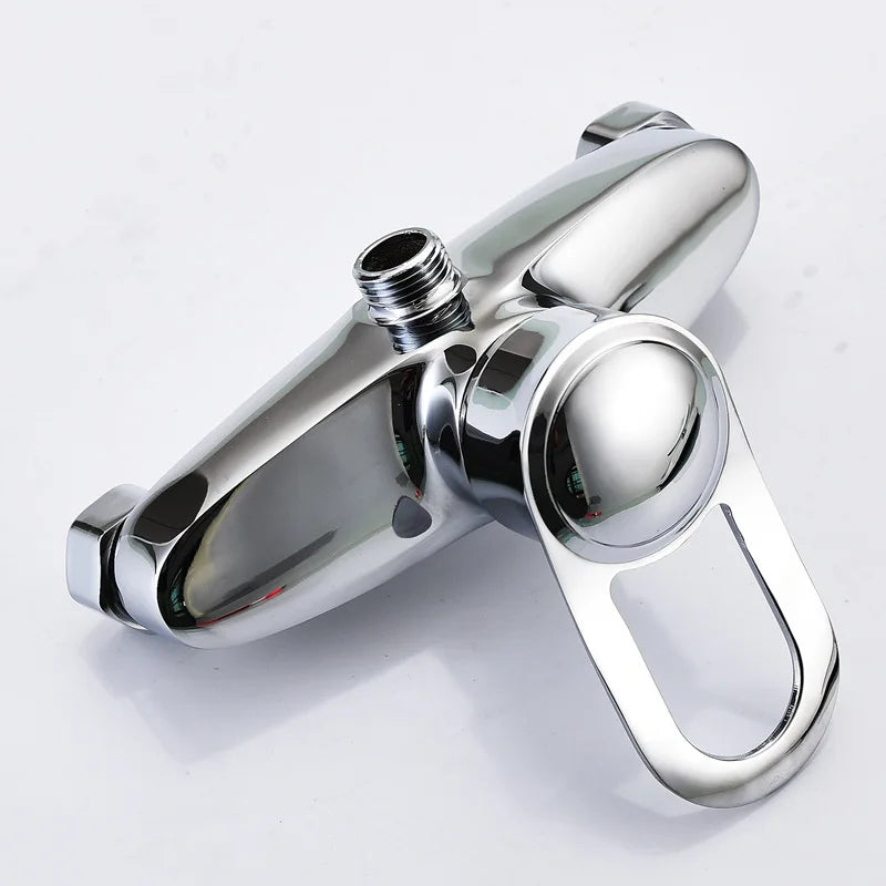 Brass Shower Faucet Mixer Valve Shower Head Hidden