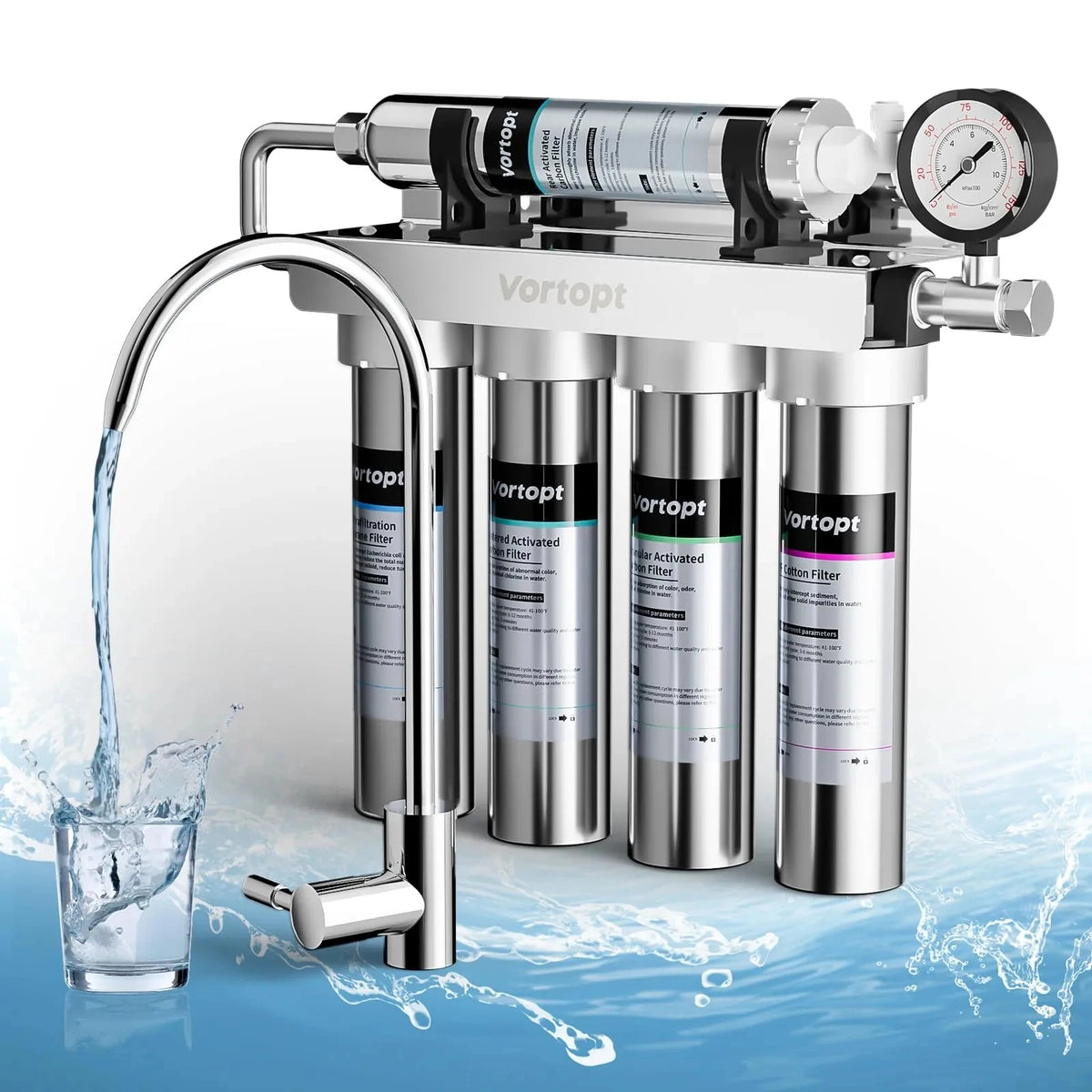 U1 Ultrafiltration 01 Micron Under Sink Water Filter