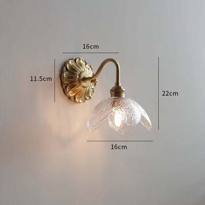 Iwhd Nordic Modern Led Wall Lamps Sconce Copper
