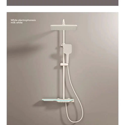 Digital Display Shower Bathroom Rainfall Piano Button Showers