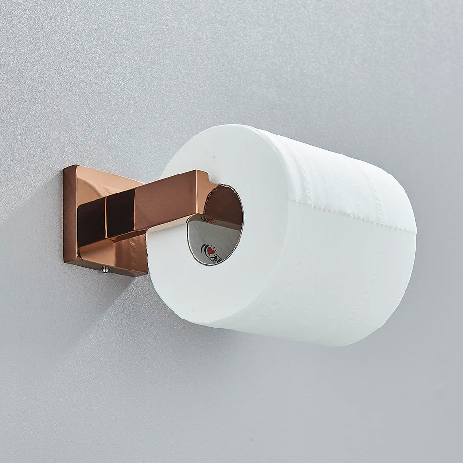 Bathroom Hardware Rose Gold Polish Shiny Bathrobe Hook