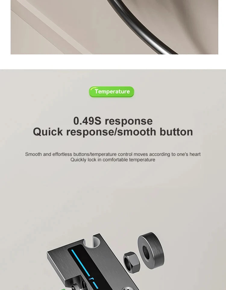 Bathroom Piano Key Ways Water Outlet Luxury Shower