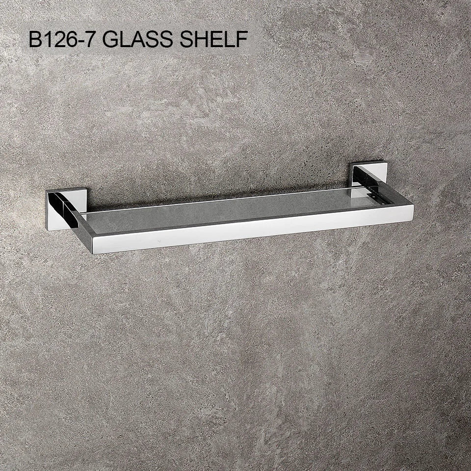 Stainless Steel Bathroom Hardware Mirror Chrome Polished Towel