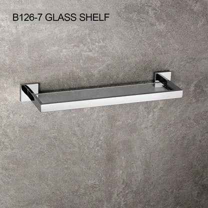Stainless Steel Bathroom Hardware Mirror Chrome Polished Towel
