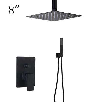 Kemaidi Bathroom 2-3 Way Shower Faucet Black 3-Functions