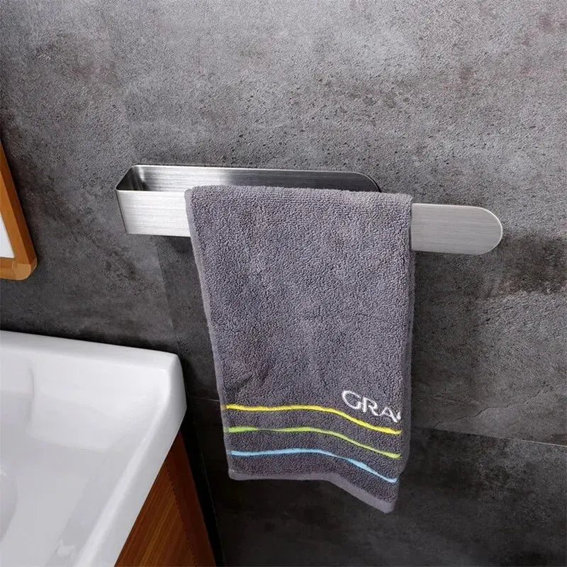 Towel Rack Non-Punched Towel Rack Bathroom Rack Self-Adhesive