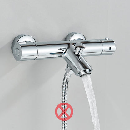 Chrome Thermostatic Shower Faucets Bathroom Thermostatic Mixer