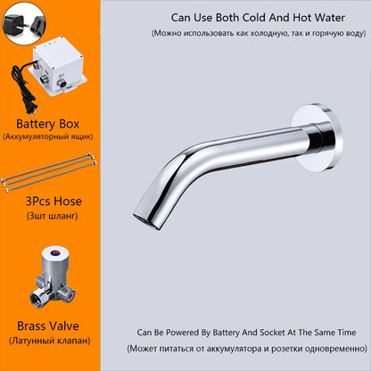 Oxg Wall Mount Sensor Basin Faucet Bathroom Faucet