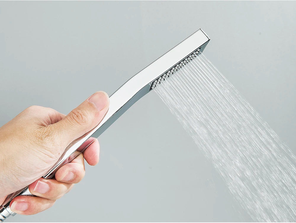 Poiqihy Golden Handshower Head 150cm Stainless Steel Shower