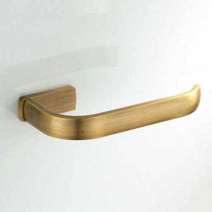 Antique Brass Square Bathroom Bath Hardware Wall Mounted