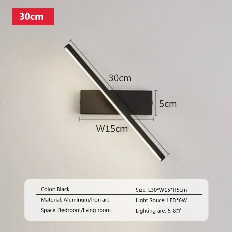Modern Retractable Led Bathroom Mirror Light Makeup Vanity