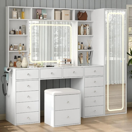 Vanity Desk Full Length Mirror & Led Mirror