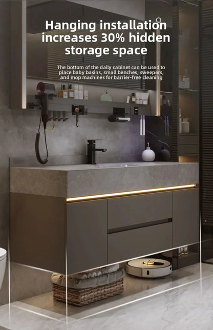 Rock Plate Integrated Basin Bathroom Washbasin Washbasin Bathroom