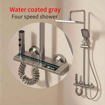 Complete Of Shower System Shower Full Of All-Copper