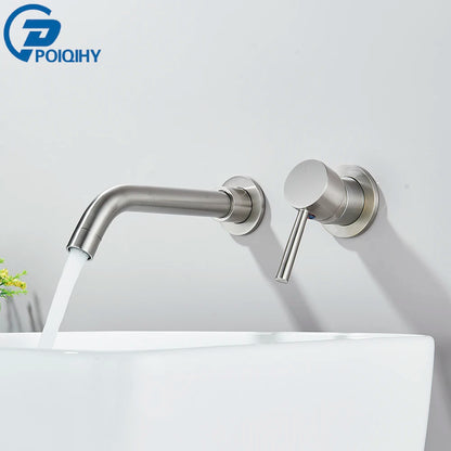Matte Black Basin Faucet Brass White Bathroom Sink