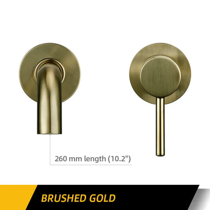 Bagnolux Ronda Stainless Steel Solid Brass Trim Taps