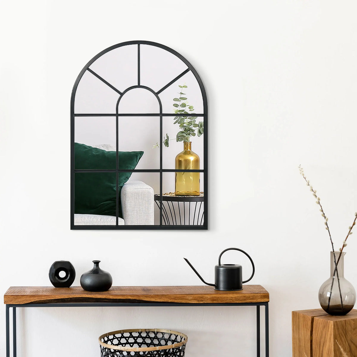 Homcom Decorative Wall Mirror 50x70 Cm Window Mirror