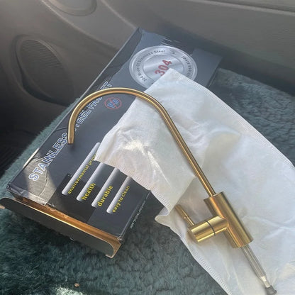 Kktnsg Water Purifier Faucet Brushed Gold Faucet Osmosis